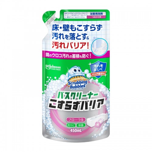 SC Johnson 日本莊臣 浴室除菌防霉去垢清潔劑 補充裝 450ml – 花香  162-1246
